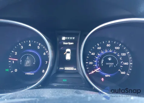 2013 Hyundai Santa Fe Sport 2.0T из США, поврежденный, VIN 5XYZW3LA9DG095864